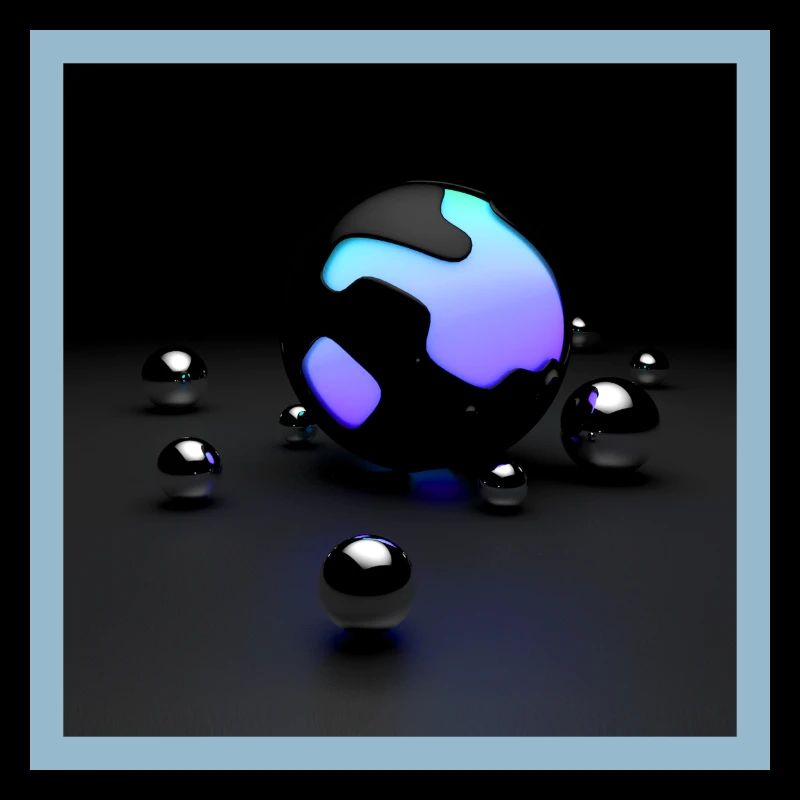 Illuminated Balls Quadratisch