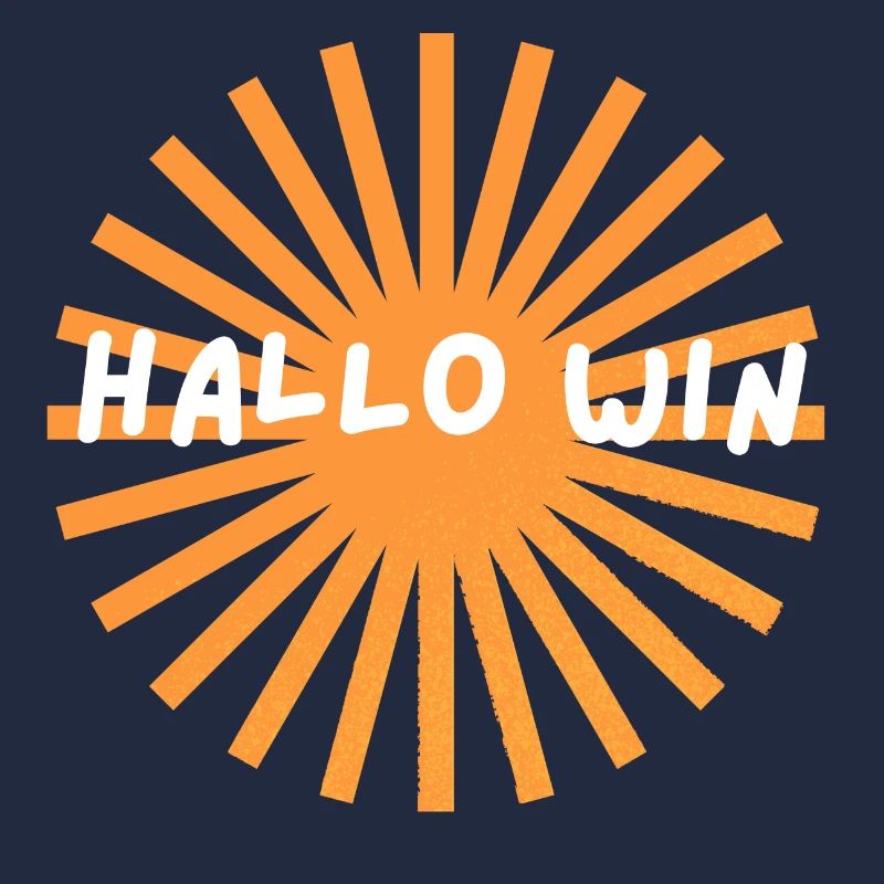 T-SHIRT "HALLO WIN"