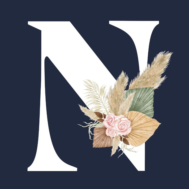 Buchstabe N Blumen