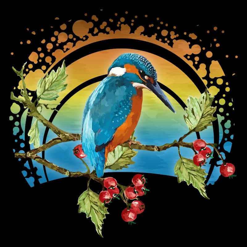Bunter Vogel