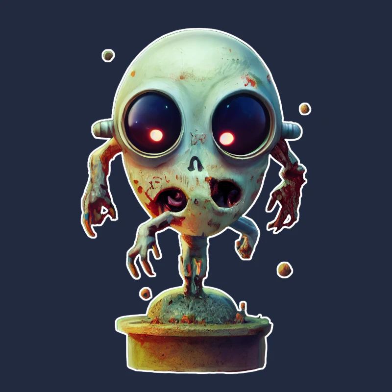 Monstre zombie effrayant