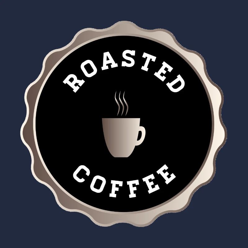 Rundes Röstkaffee-Schild