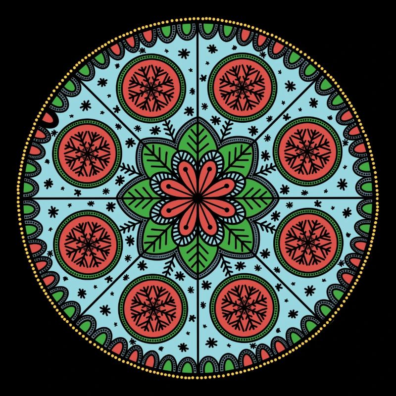Mandala de Noël