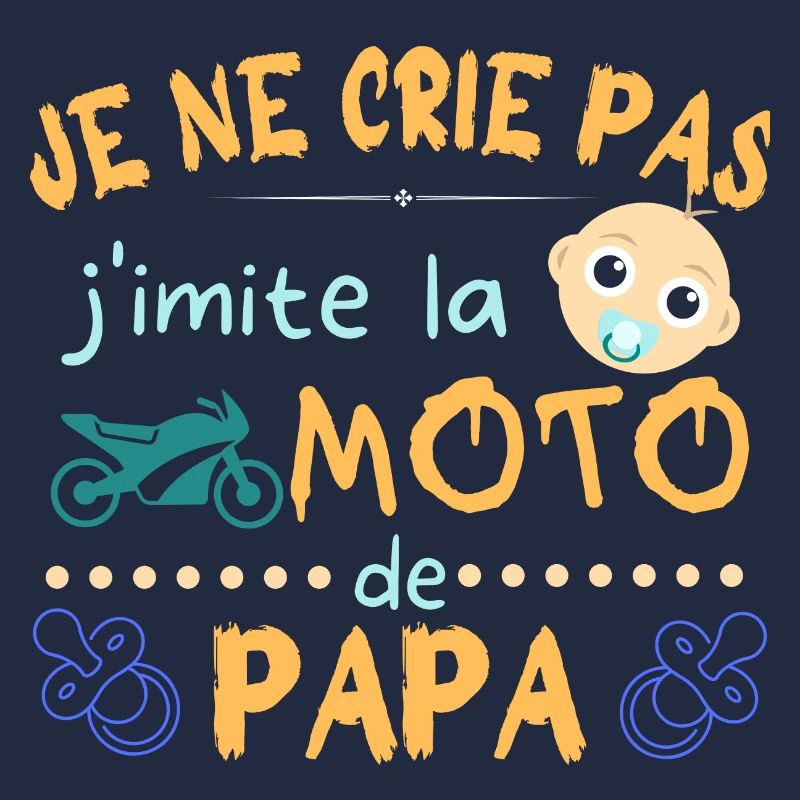 Je ne crie pas j'imite la moto de papa