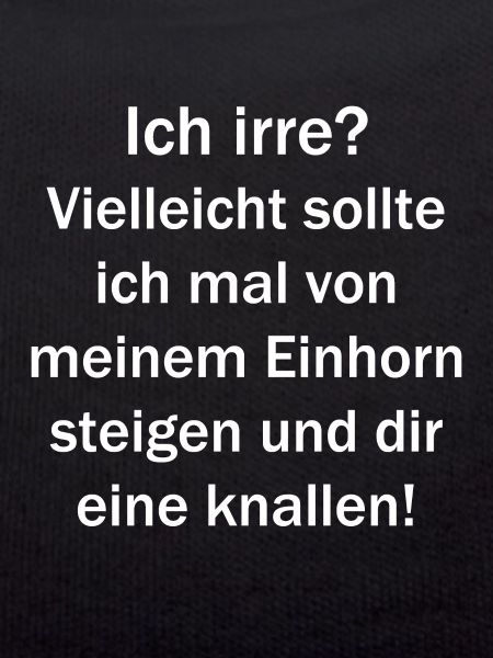 ich irre?