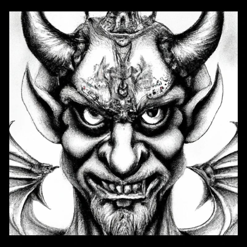 Visage du diable