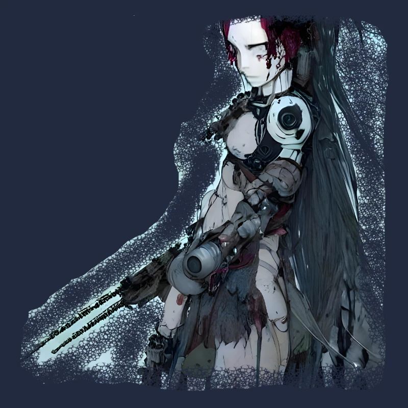 Anime Cyborg Mädchen