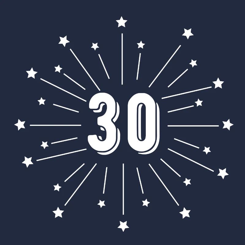 30e anniversaire étoilé - cadeau 30 ans