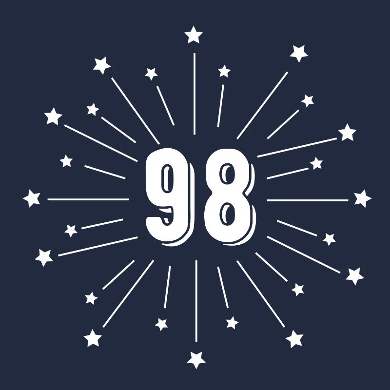 98th Starry Birthday - Gift 98 Years