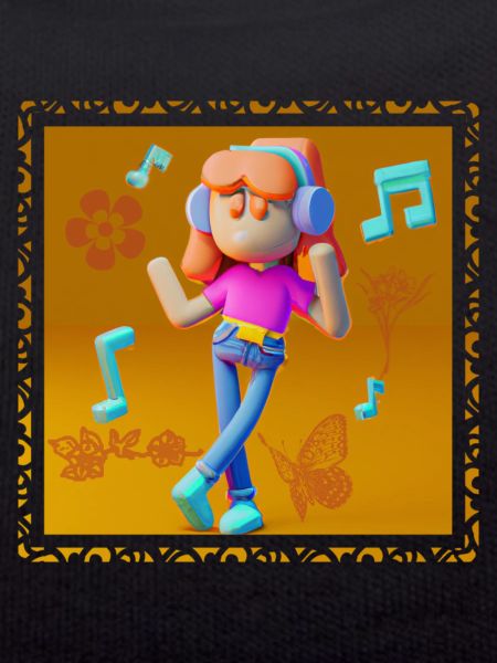 DRÔLE D’ILLUSTRATION MUSICALE FILLE 14