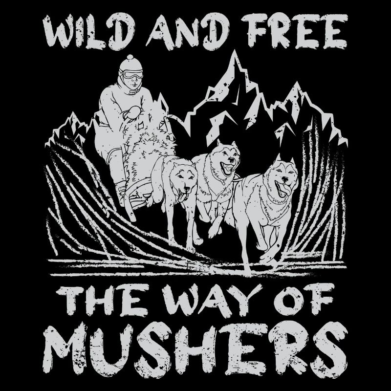 Alaska Mushing Hundeschlittenfahrer Huskies