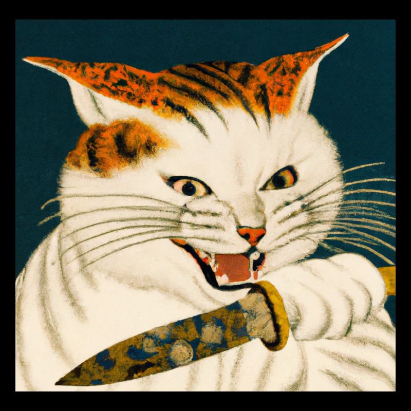 Catana - Japanese Ukiyo Gemälde