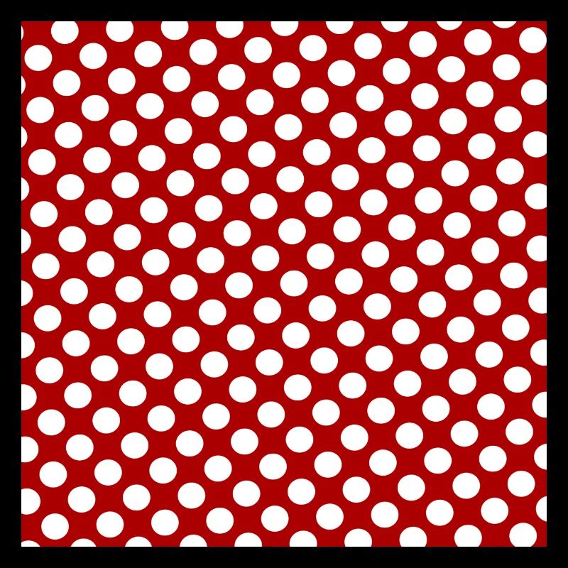 Motif de points à pois rouges sur fond blanc