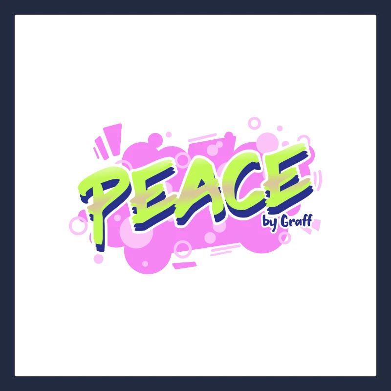 graffiti logo maker featuring bubbly graphics