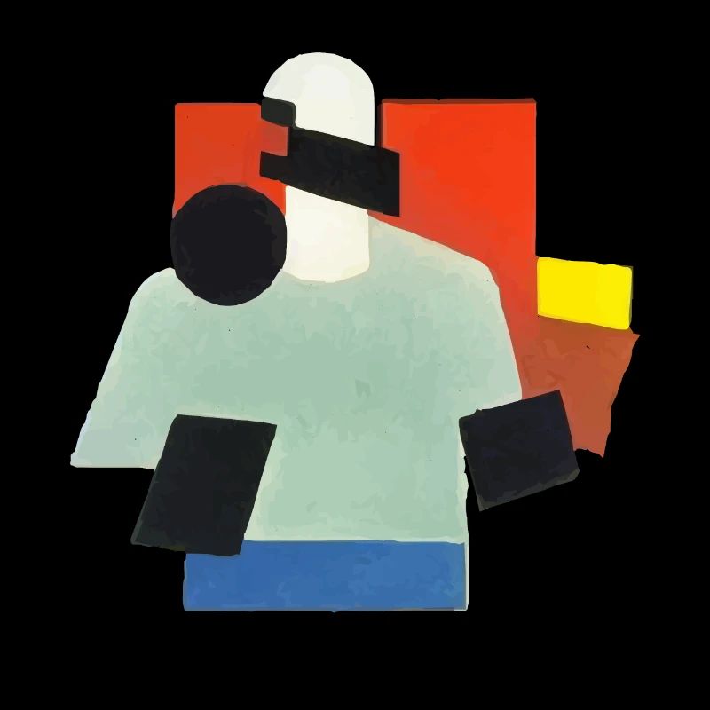 Virtual Reality - Suprematism Style - AI Art