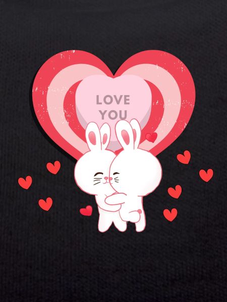 Two loving bunnies
