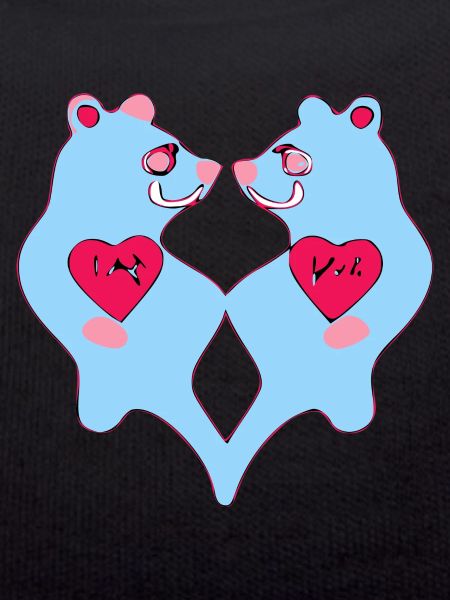 Blue bear pair