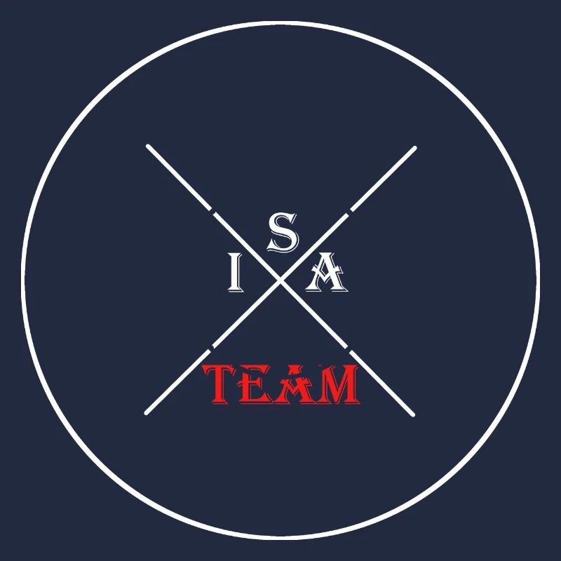 Team Isa weiß rot Name Geschenk Geschenkidee Kreis