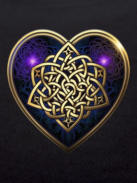 Celtic knot heart