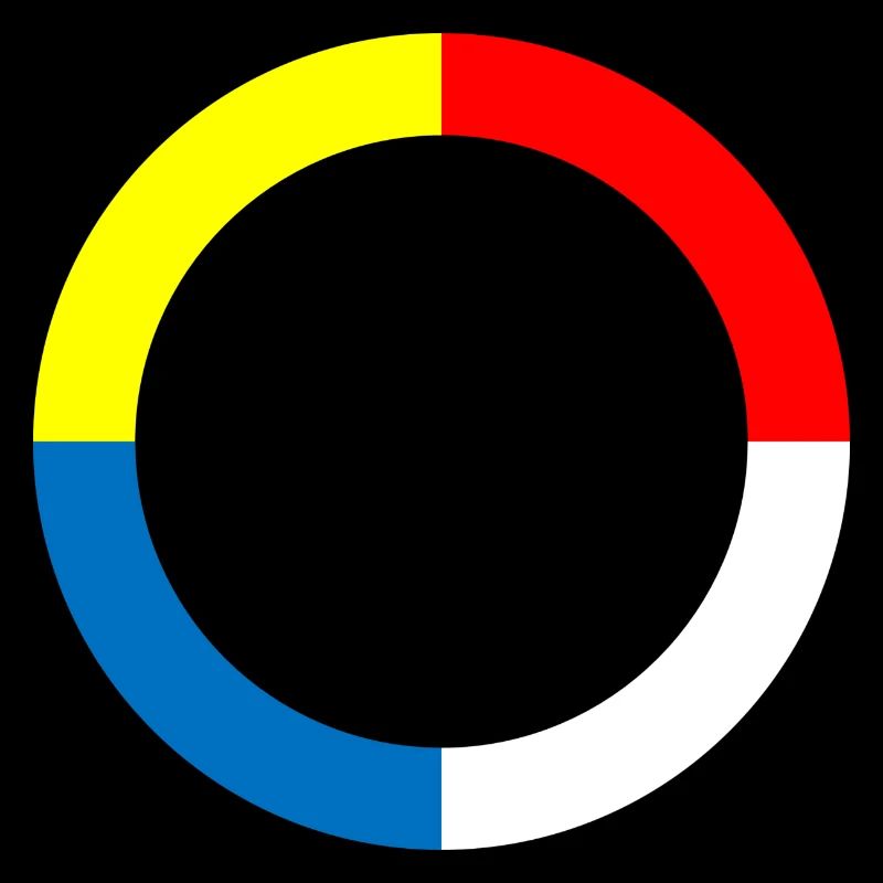 Red-White-Blue-Yellow