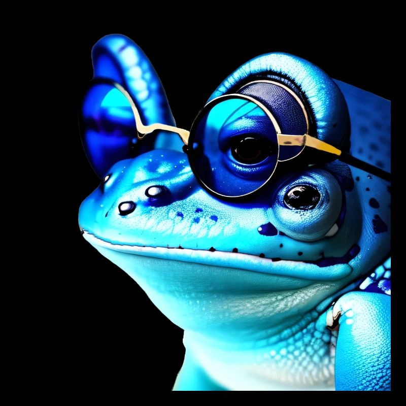 Blue frog