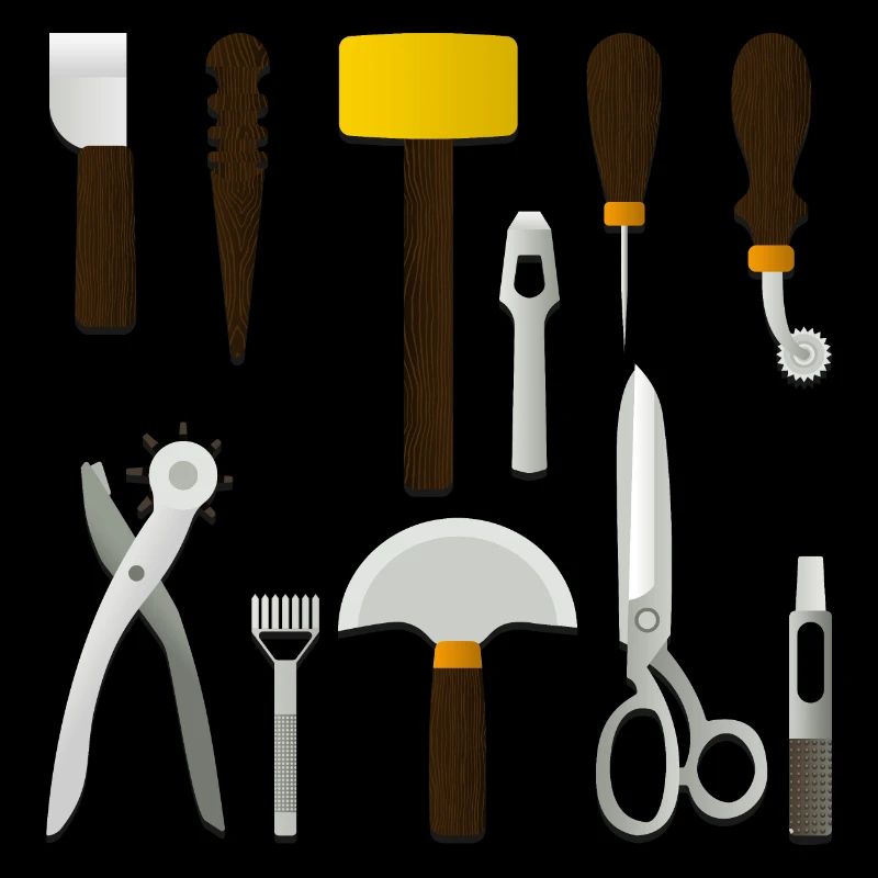 Outils de travail du cuir
