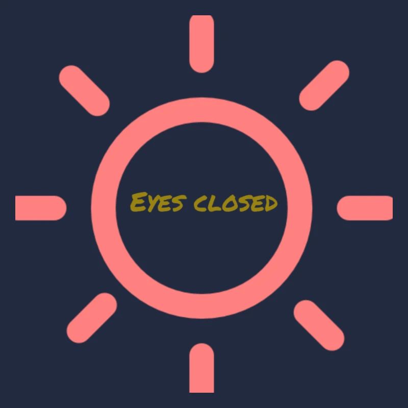 Eyes closed