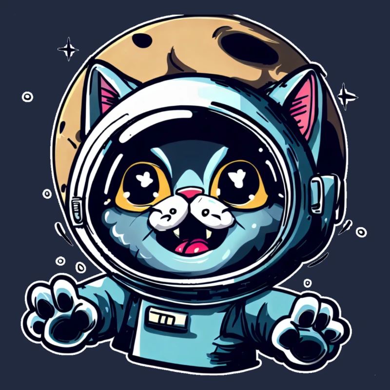 Space Cat à Moon