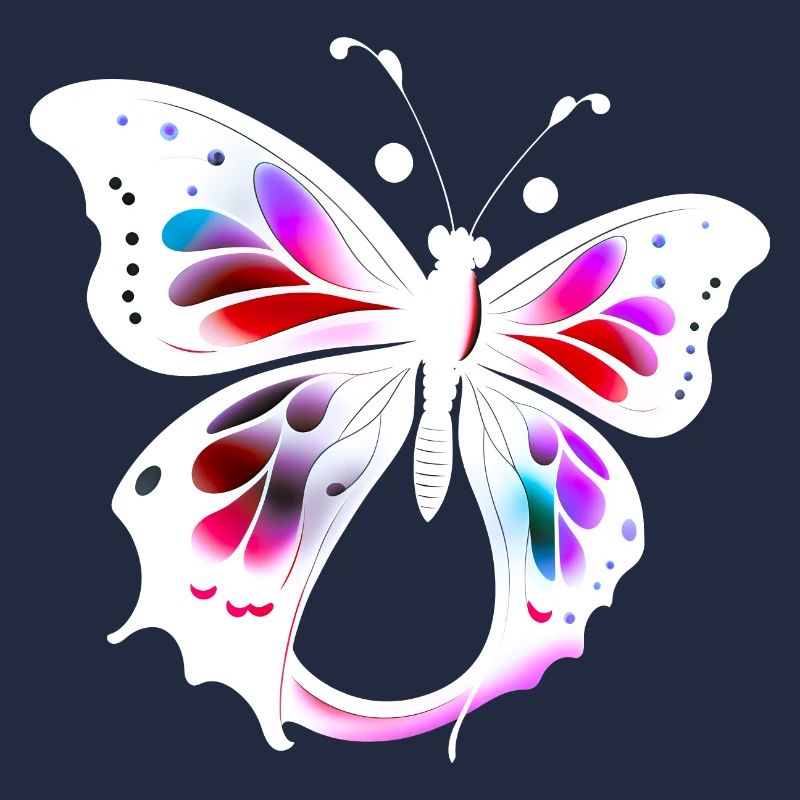 Papillon multicolore