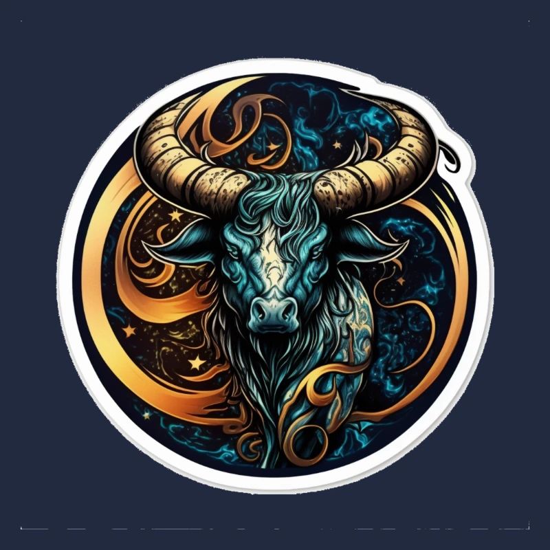 oiled bull