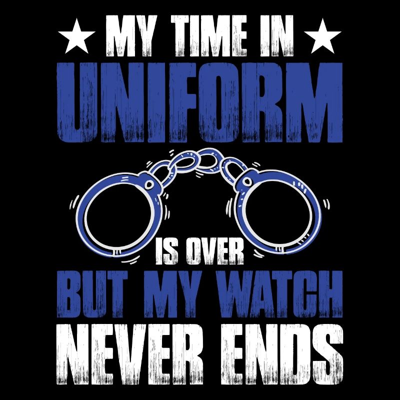 Mon temps en uniforme est terminé policier