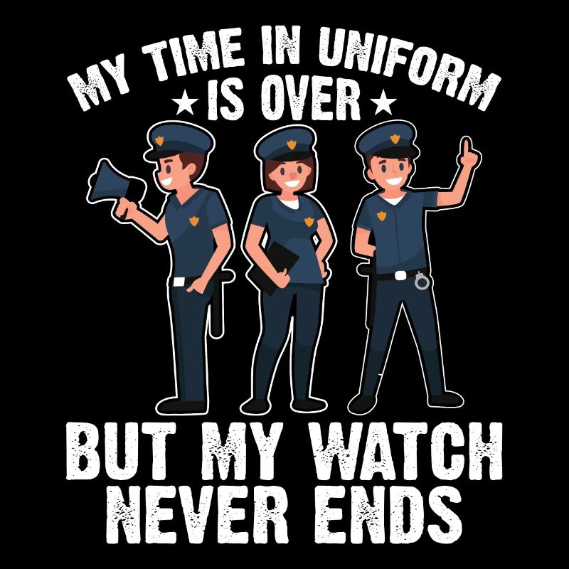 Mon temps en uniforme est terminé policier