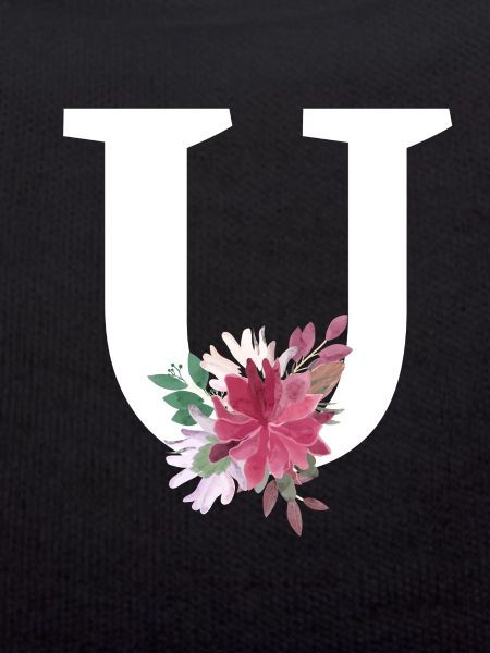 Floral letter