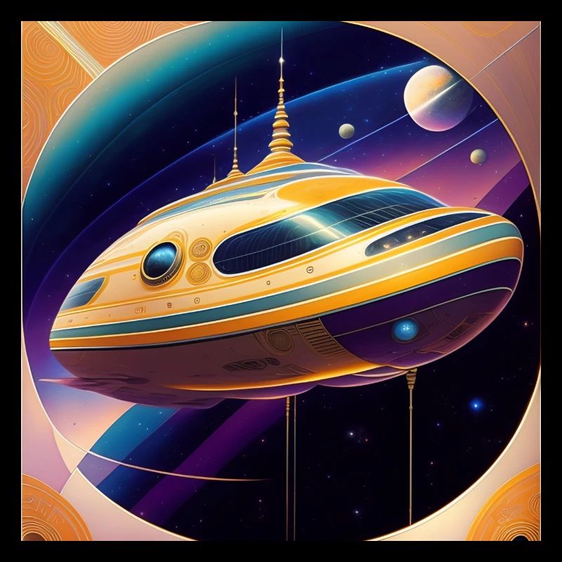 Design Seulement 2 0 5 0 S Rétro Future Art Déco