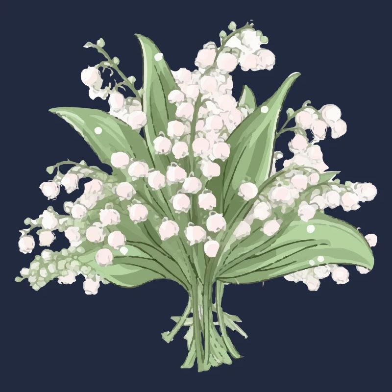 Blumenstrauß vom Maiglöckchen