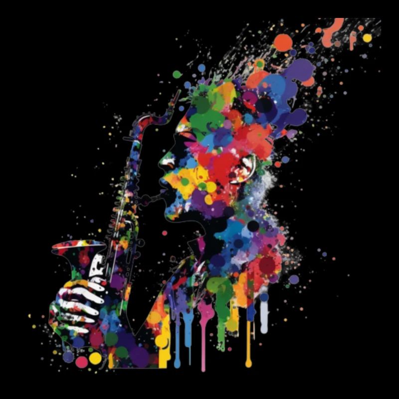 Saxophon Spieler Musiker Jazz