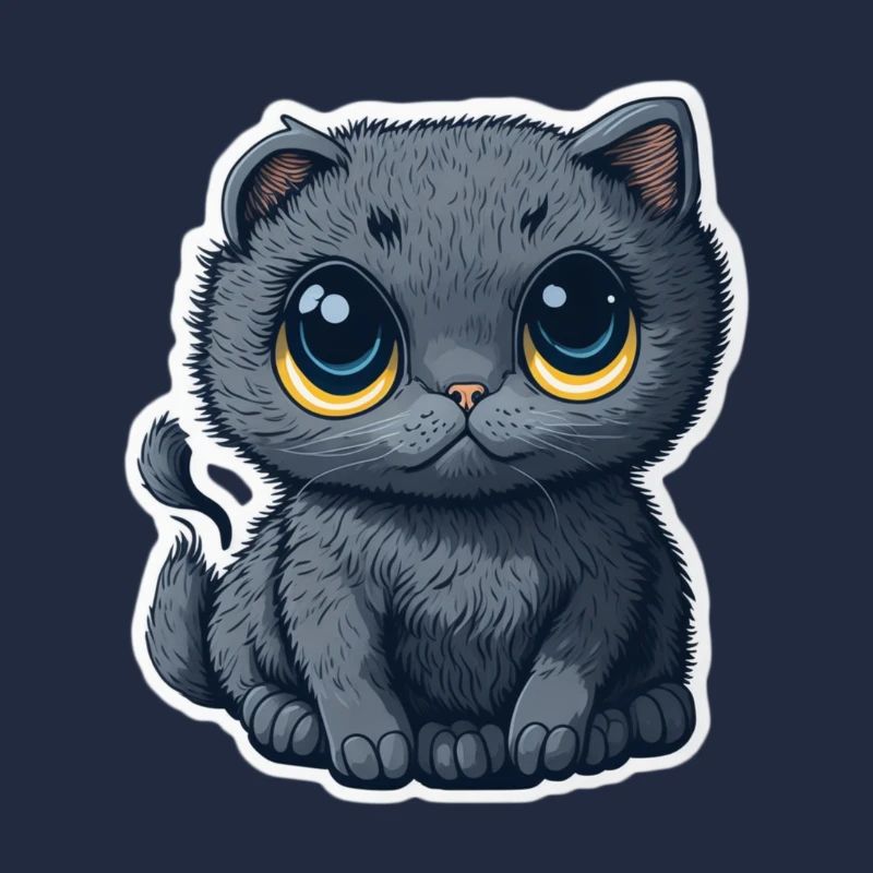 Süße Graue Katze