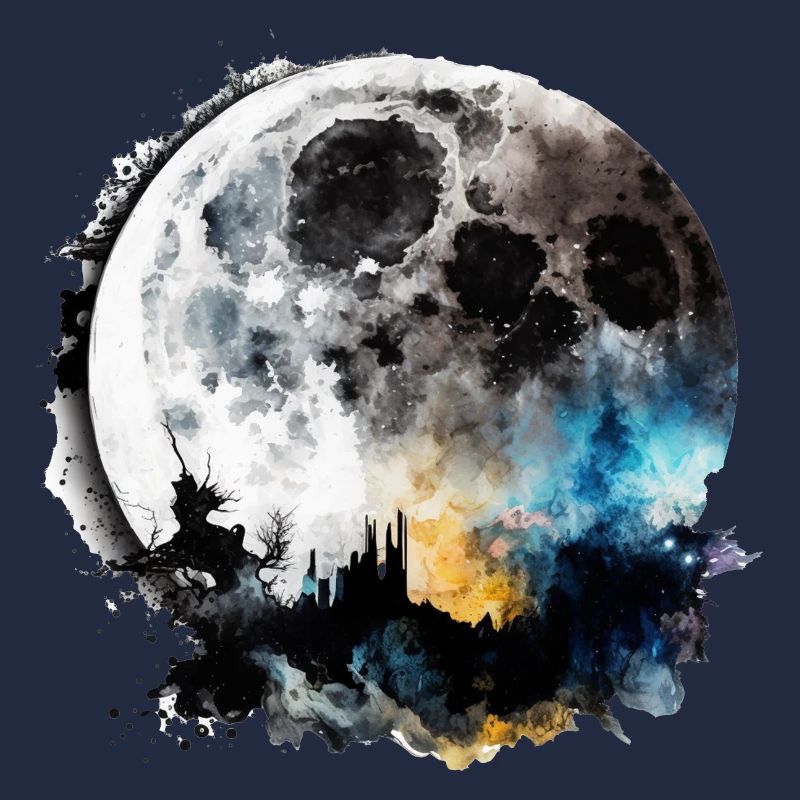 Mond Comic Stil