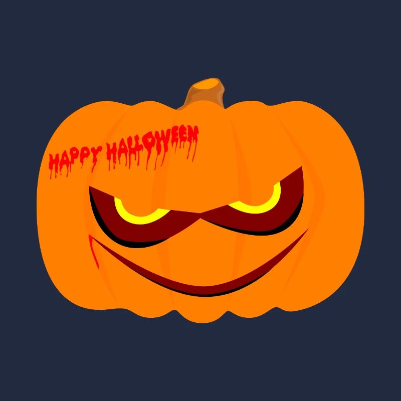 Evil Halloween Pumpkin