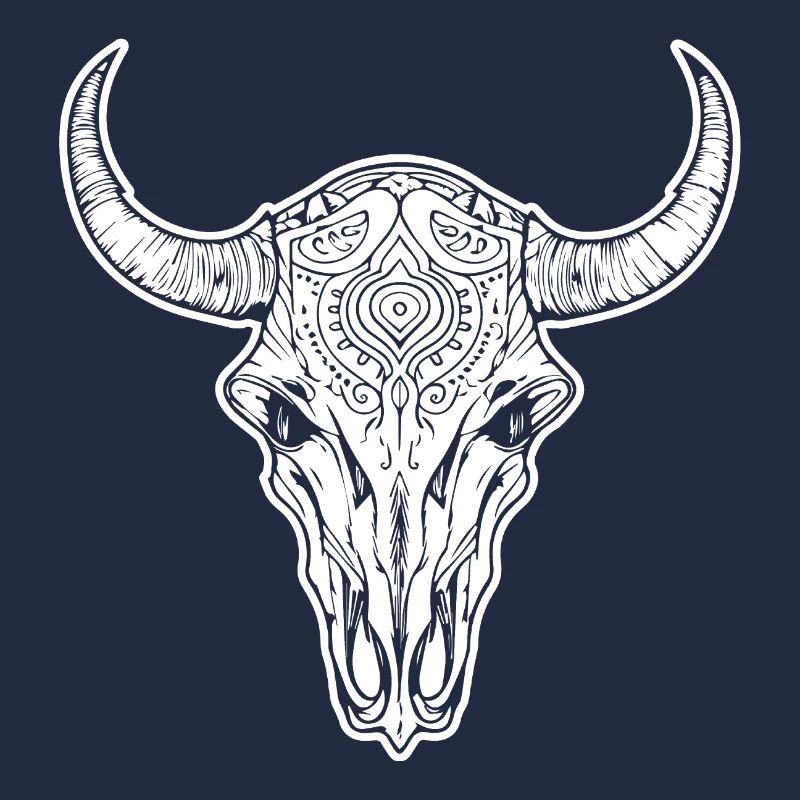 Cow Skull Boho
