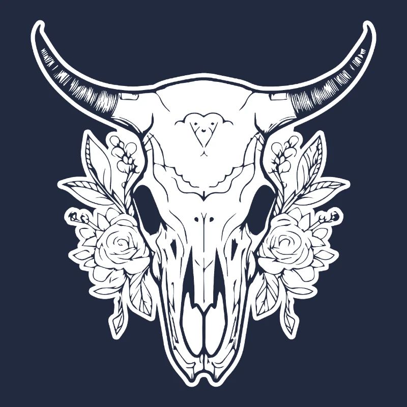 Cow Skull Boho