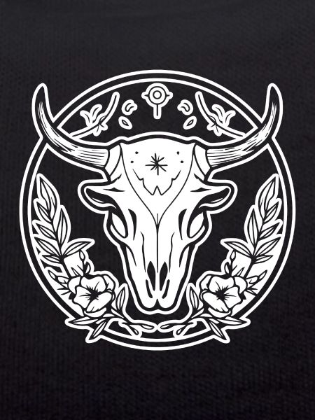 Cow Skull Boho