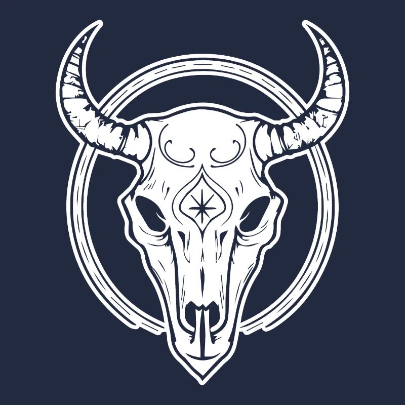 Cow Skull Boho