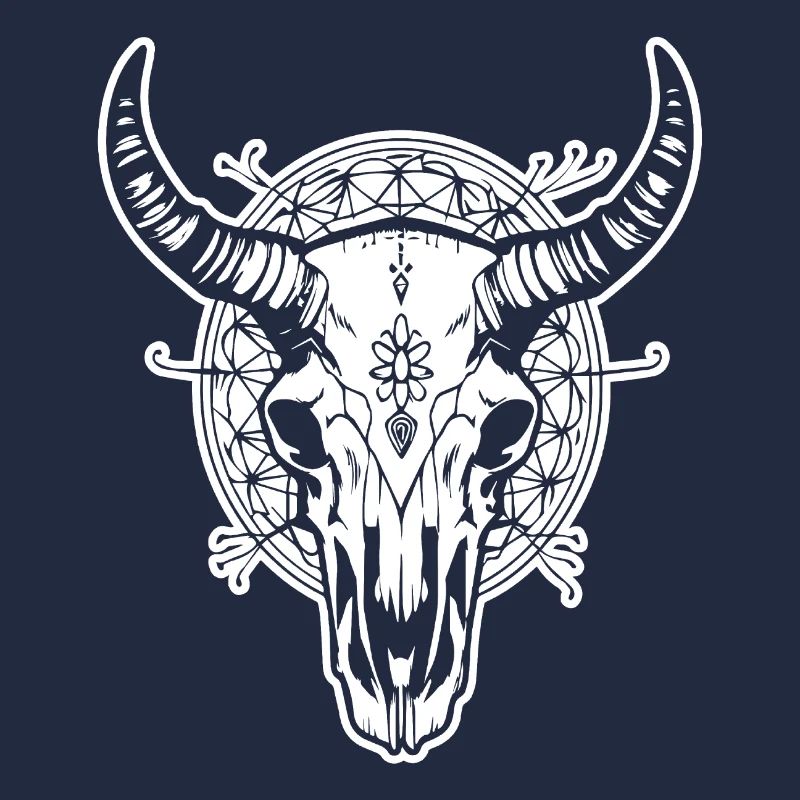 Cow Skull Boho