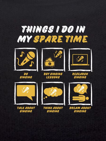 SINGING IN SPARE TIME