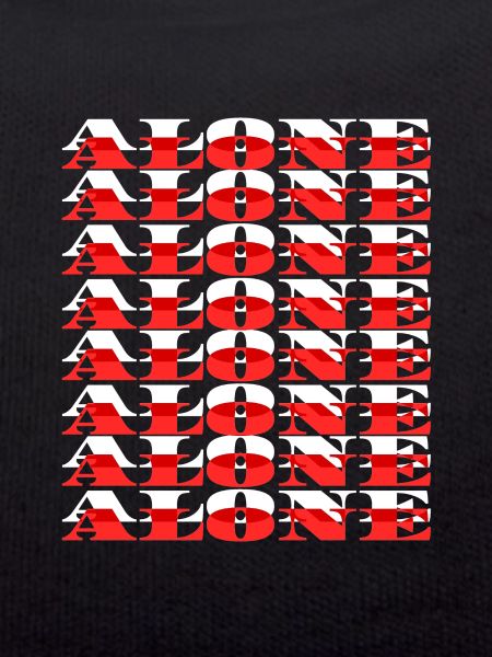 Alone - White/Red
