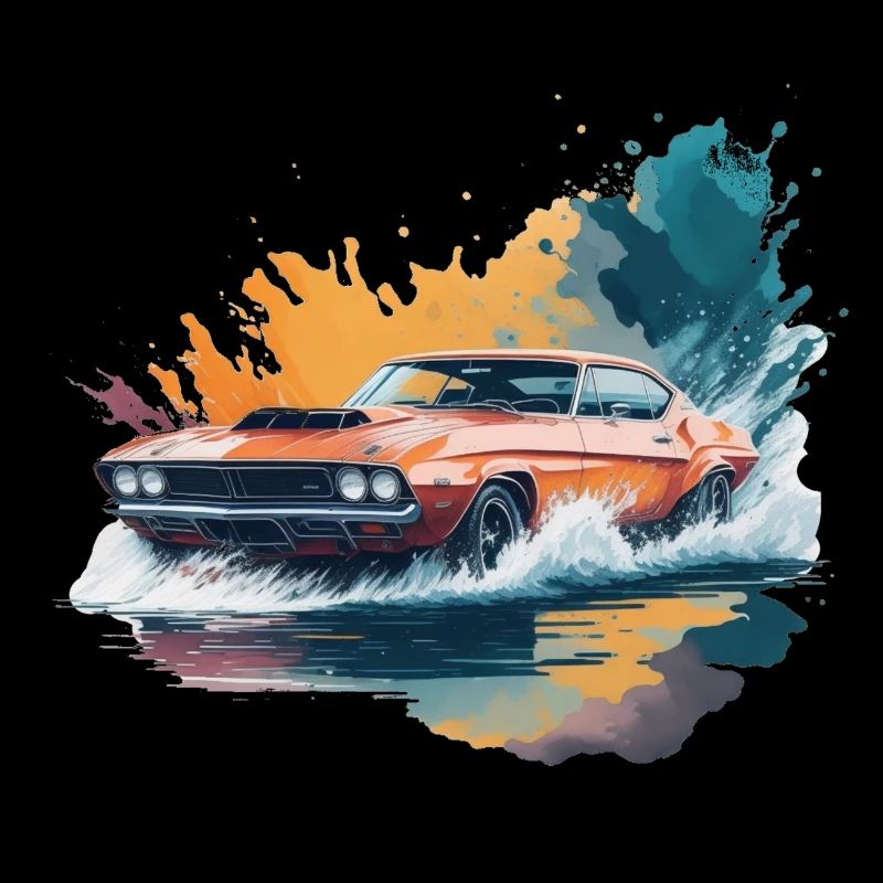 Muclecar on the Water