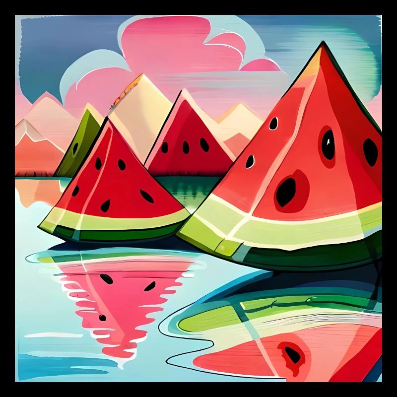Melon Watermelon Mountain Watermelon Mountains