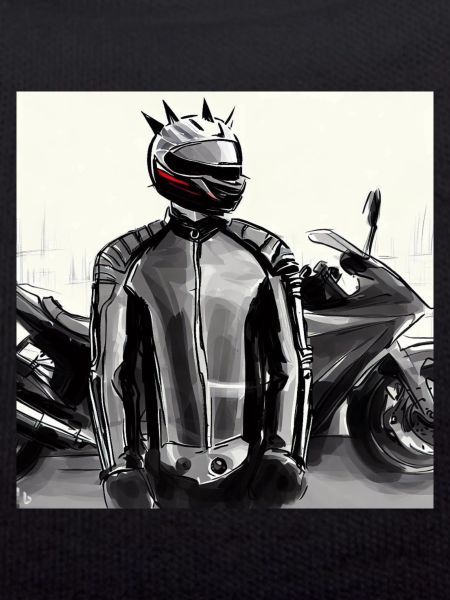 Motorcycle Pencil Drawing