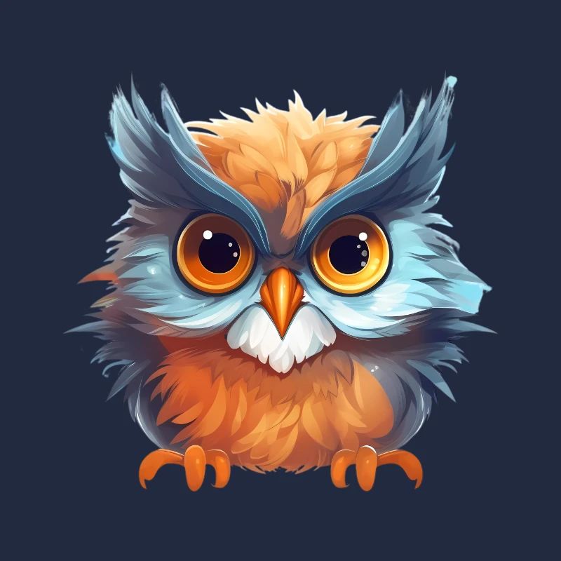 Niedliche Wachsame Eule | Nachtschwärmer Eule